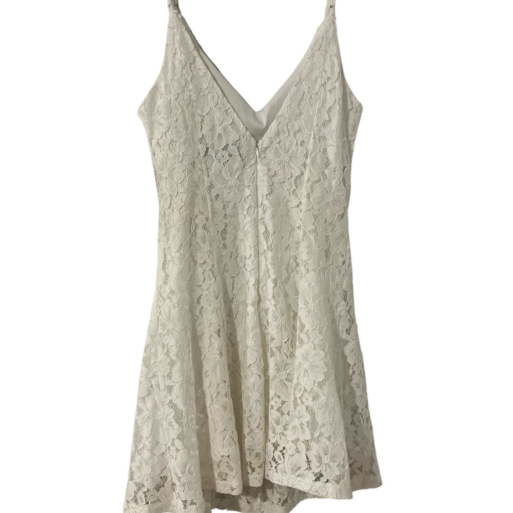 Lulu’s Easy Love White Lace Skater Dress - Bridal Shower, Bachelorette - Picture 6 of 7